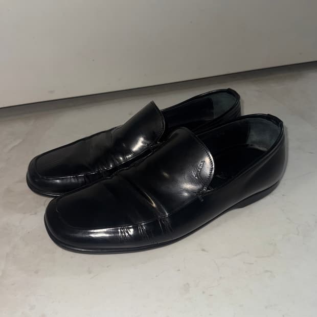 Prada Classic patent leather loafers
