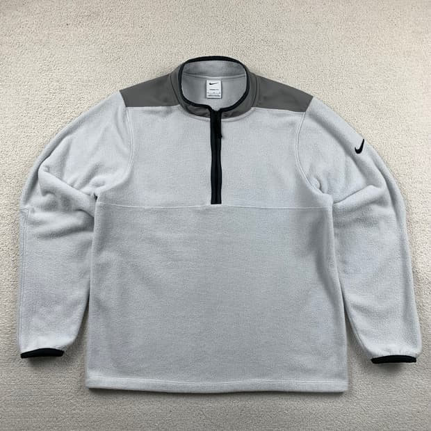 나이키 스우시로고 써마핏 하프집업 플리스