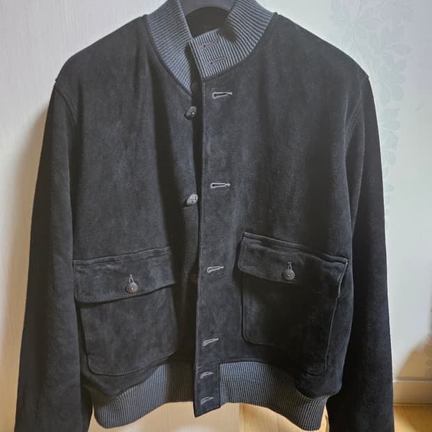 rrl 스웨이드 보머 재킷