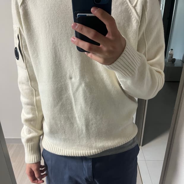 Cp컴퍼니 크루넥 니트