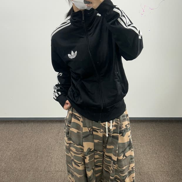 Adidas 아디다스 구형 흰검 파이어버드 트랙탑 져지