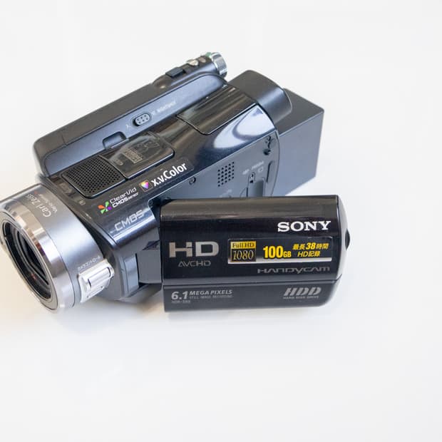 Sony HDR SR8 / 빈티지 디지털 캠코더