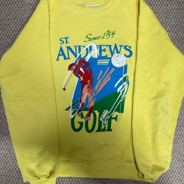 usa 빈티지 래글런 스웻셔츠