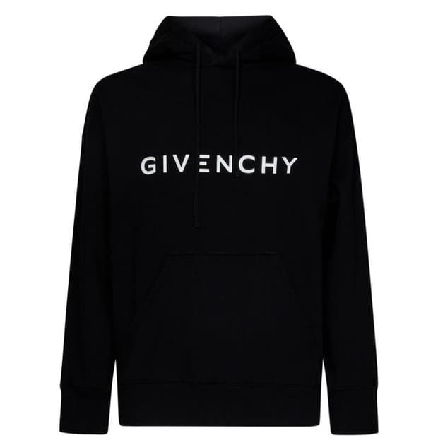 지방시 크랙 로고 후드티