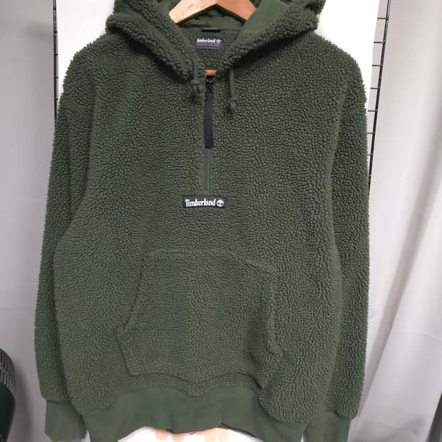 팀버랜드 뽀글이 후드 아노락 M ✨️정품✨️