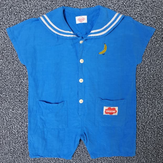 [무료배송][110-120]베베드피노 바나나 린넨 점프수트