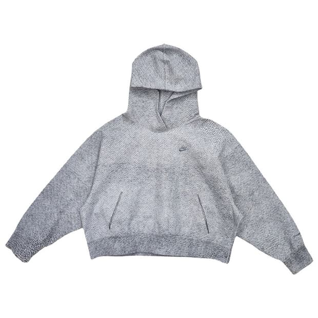 NIKE 테크팩 크롭 오버핏 후드티 90