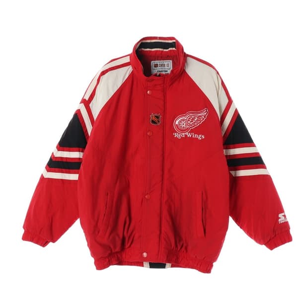 스타터 90's NHL 레드윙스 누빔점퍼 M