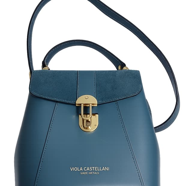 Viola Castellani Midnight Teal Bag