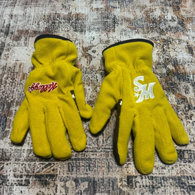 KELLOGGS FLEECE GLOVES (YELLOW)