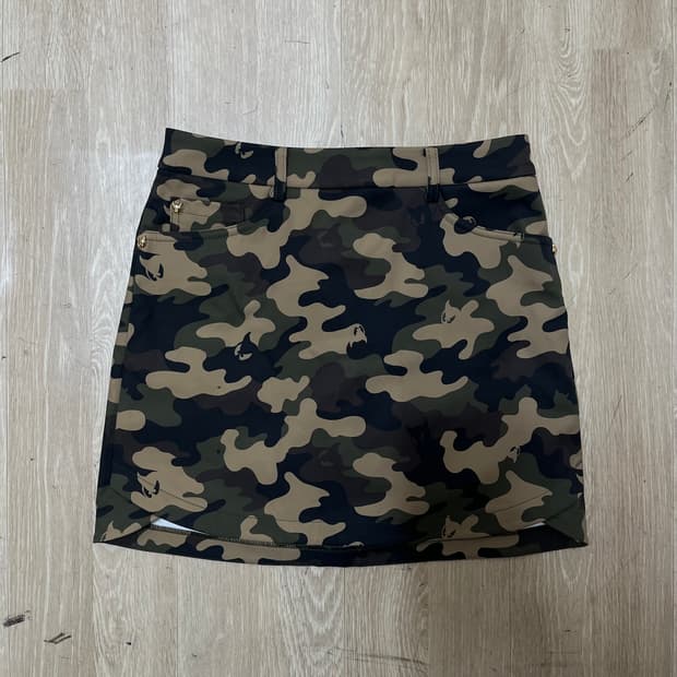 WAAC 여성 카모플라쥬 골프 스커트 치마 0사이즈