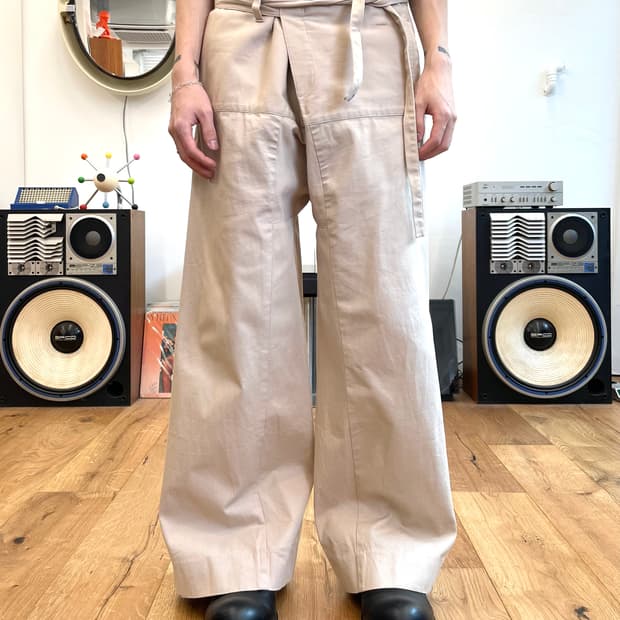 [46] 아크네스튜디오 와이드 랩 팬츠