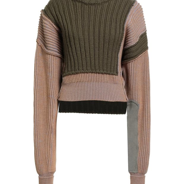 메종 마르지엘라 배색 니트