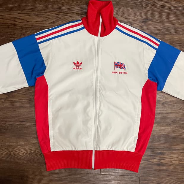 아디다스 신영국 그레이트 브리튼 설효림 트랙탑 바람막이 자켓
