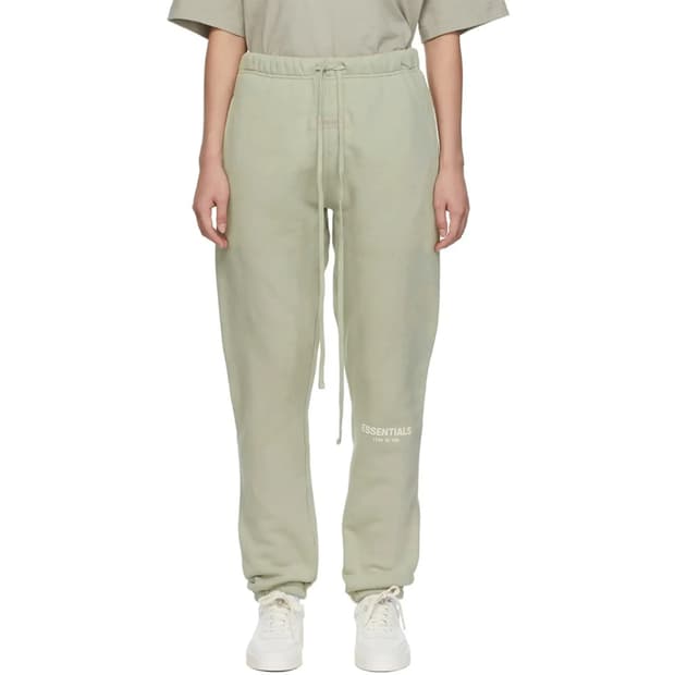 Fear of god essentials 스웨트팬츠 seafoam