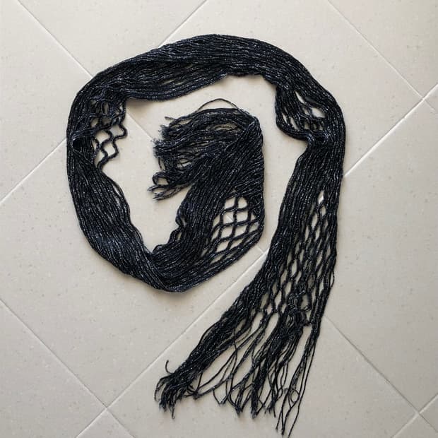 net knit scarf 