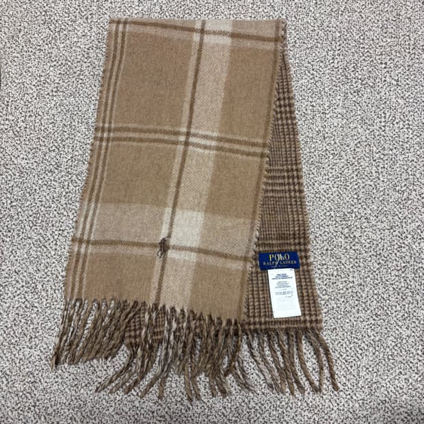 [택포,울80] 폴로 랄프로렌 투웨이 이태리 머플러 목도리 [A+]