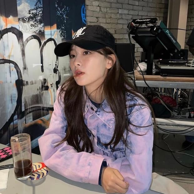 더오픈프로덕트 타이다이 데님 자켓 (핑크)