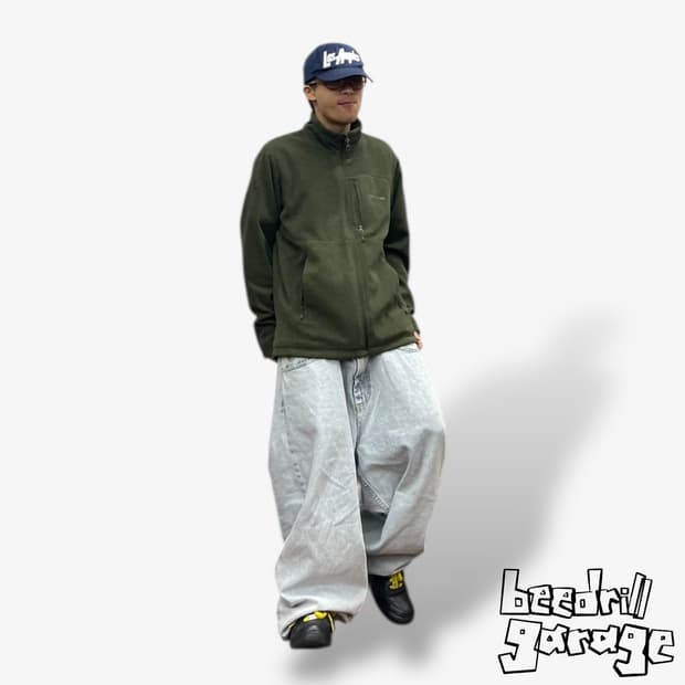 몽벨 카키 플리스 집업