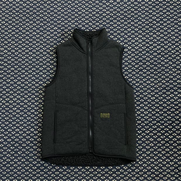 Neighborhood boa fleece vest