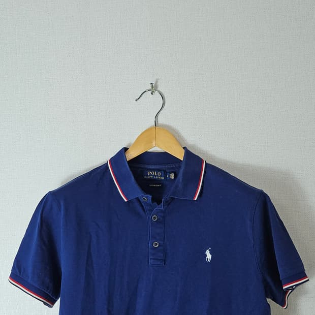 폴로 랄프로렌 신형 카라티 반팔 피케티 커스텀 슬림핏 M 정품 남성