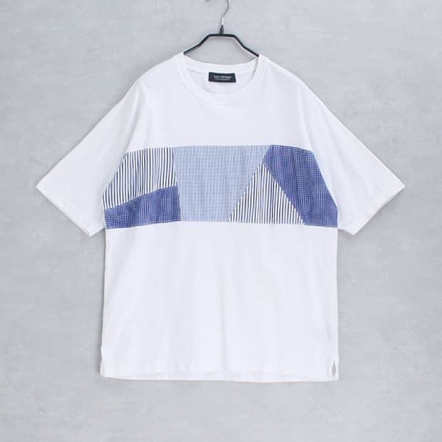 NANO UNIVERSE _ crew neck tee