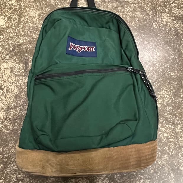 90s 잔스포츠 녹색 백팩