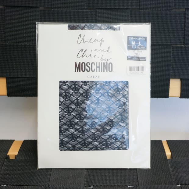 MOSCHINO patterned mesh stockings