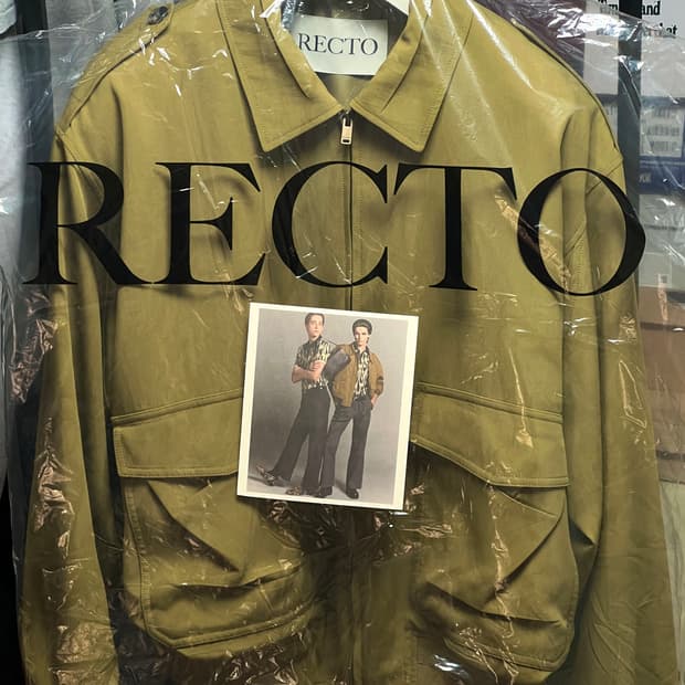 렉토 빈티지 크리즈 점퍼 올리브 판매 (변우석 착용) 정가 59.5