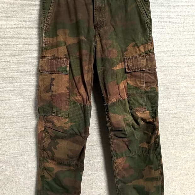 칼하트 WIP 카모 립스탑 팬츠