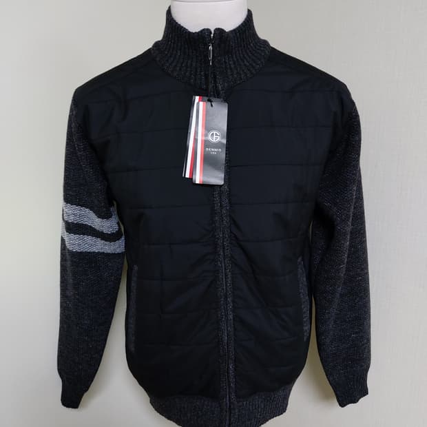 데니스 골프 남성 안감기모 니트 가디건 (95)새상품 
