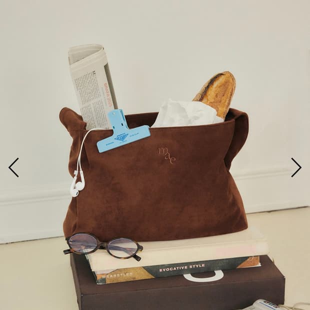 무쿠앤에보니 스웨이드 컴피 호보백 가방 / 마뗑킴 드파운드 르메메