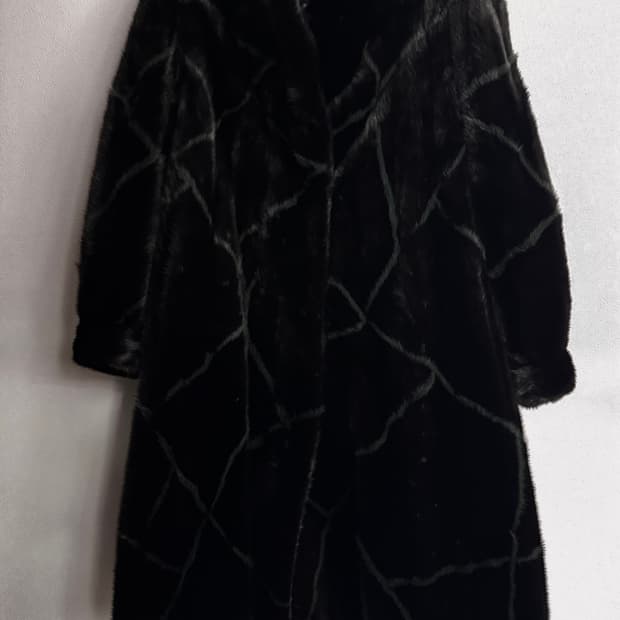 사가로얄 롱 밍크코트