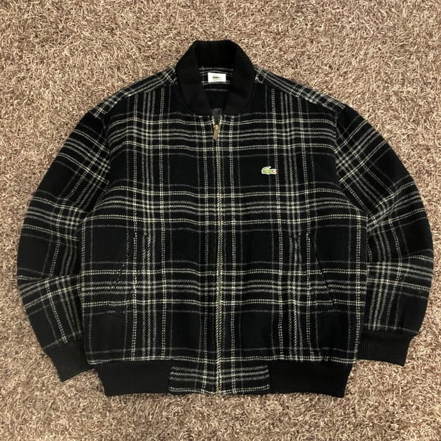 라코스테 서광 울 블루종 자켓