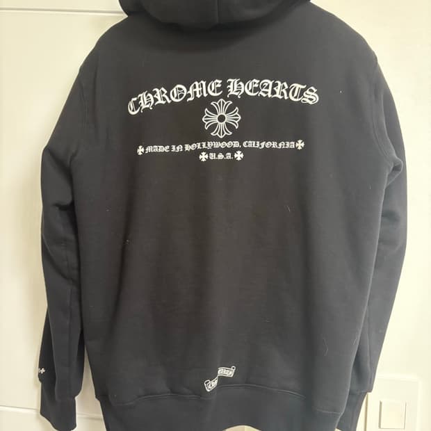 크롬하츠 헤비웨이트 프린팅 후드집업