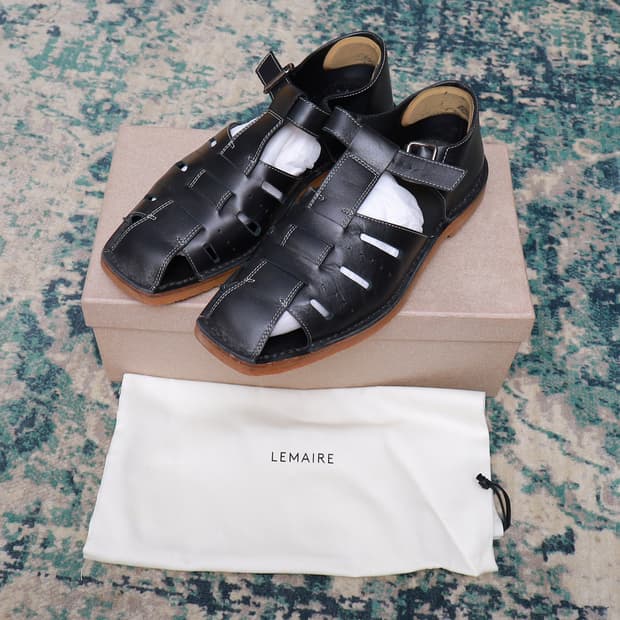 Lemaire 르메르 피셔맨 20SS 초기모델 블랙 풀박스 41