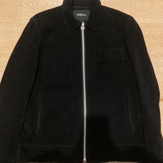 도프제이슨 드로우핏 스웨이드 자켓