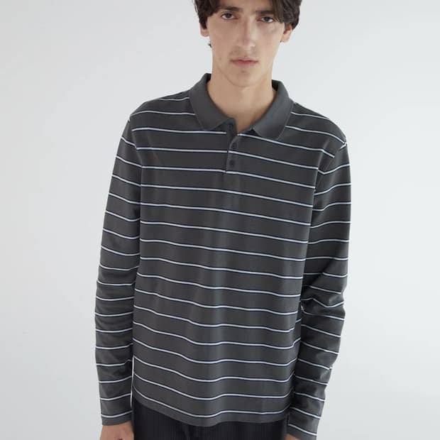 (M,L,XL) 팔로마울 no.2687 COTY 스트라이프 폴로셔츠