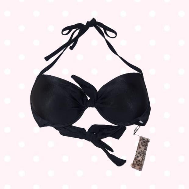 (에블린/새상품) 오네갸루 리본 비키니 세트 / 정가 45900