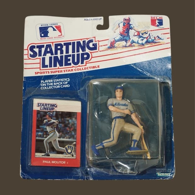 1988s MLB 폴 몰리터 피규어