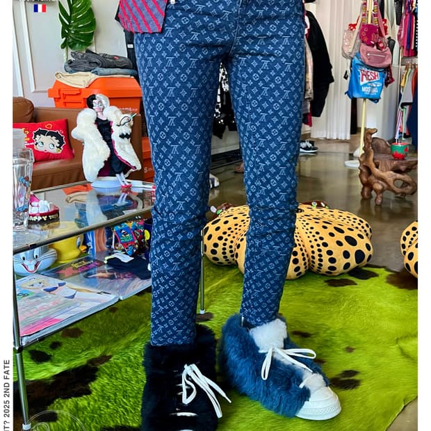 2000s Louis Vuitton Monogram Denim Pants