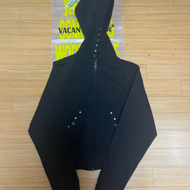 베이컨트 아카이브 후드집업 스몰 블랙