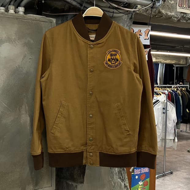 후아유 바시티 자켓 브라운 M   #csz3546