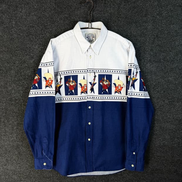 루니튠즈 웨스턴 코튼셔츠