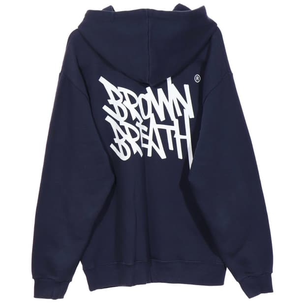 무료배송/ 브라운브레스 네이비 후드티 M사이즈