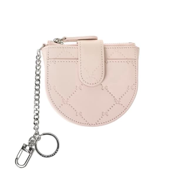 쓰리타임즈 memory chain purse 핑크 지갑 파우치