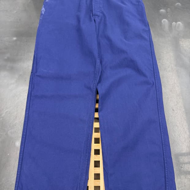 OLD VINTAGE WASHED NAVY FRENCH 프렌치워크팬츠