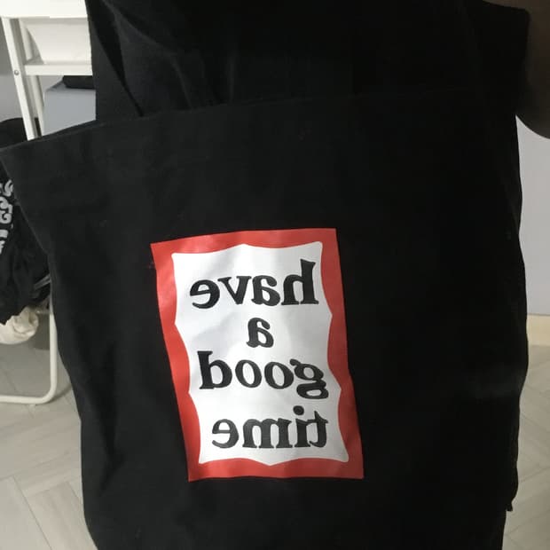 해브어굿타임 에코백