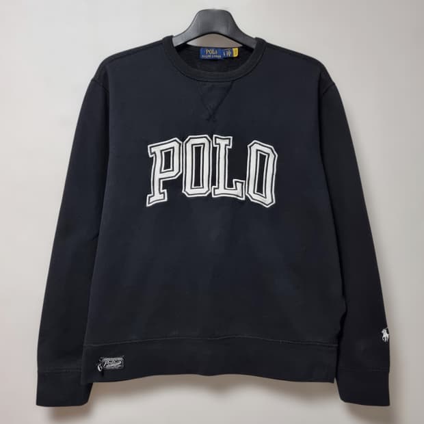 폴로 랄프로렌 빅로고 기모 맨투맨 100