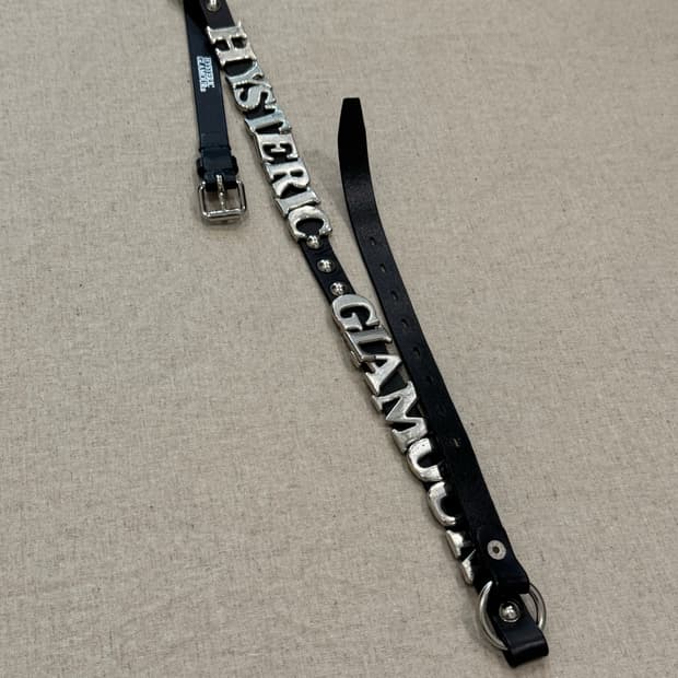 히스테릭 글래머 펑크 레더 벨트